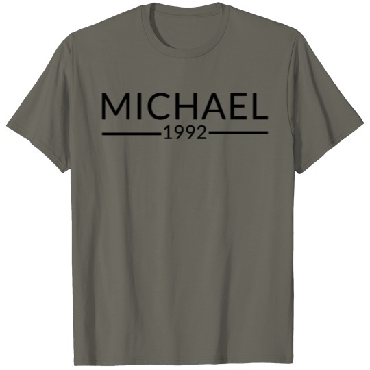 michael 1992 text design T-shirt