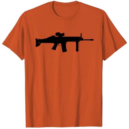 Vector Gun Silhouette T-shirt
