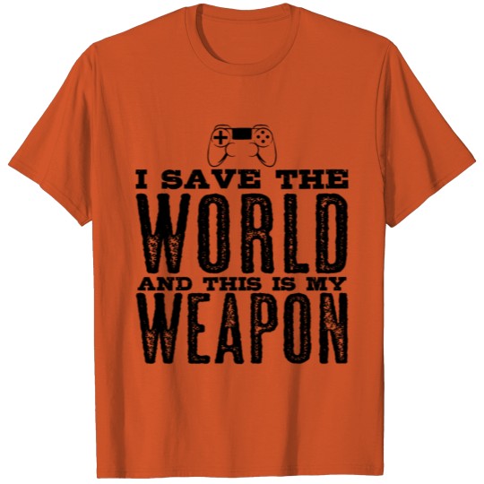 Gaming - I save the World Controller T-shirt