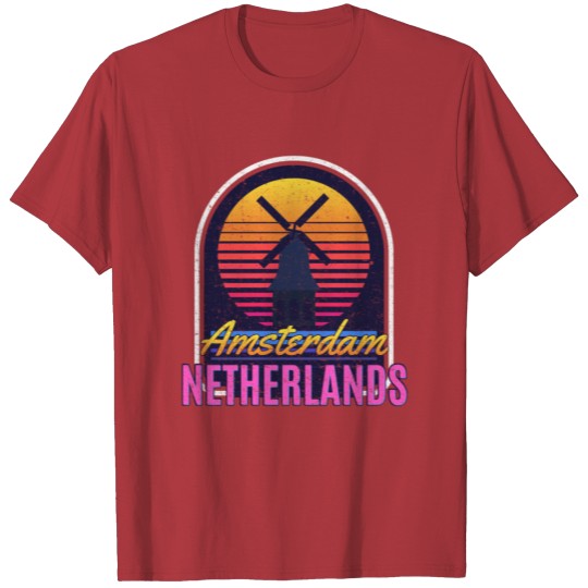 Amsterdam Netherlands Souvenir Travel T-shirt