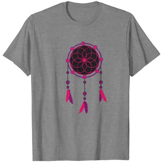 dream catcher pink purple T-shirt