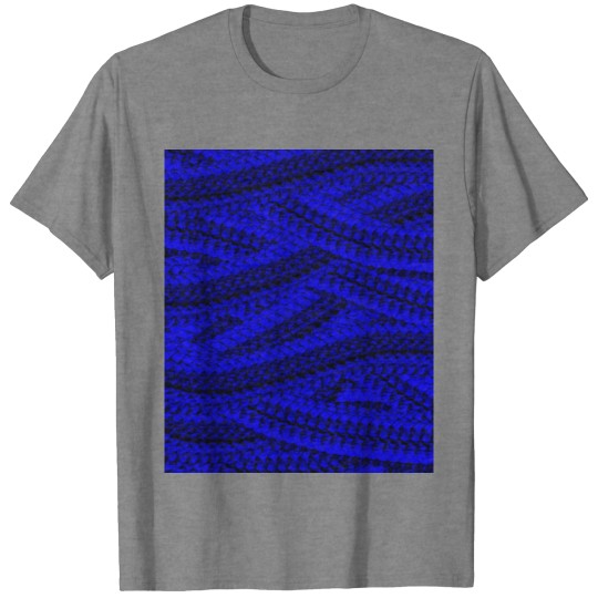 Blue Snake Skin Art T-shirt