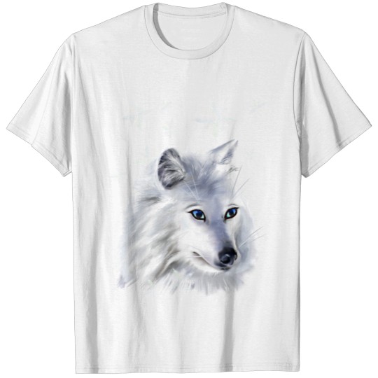 WHITE SNOW WOLF T-shirt