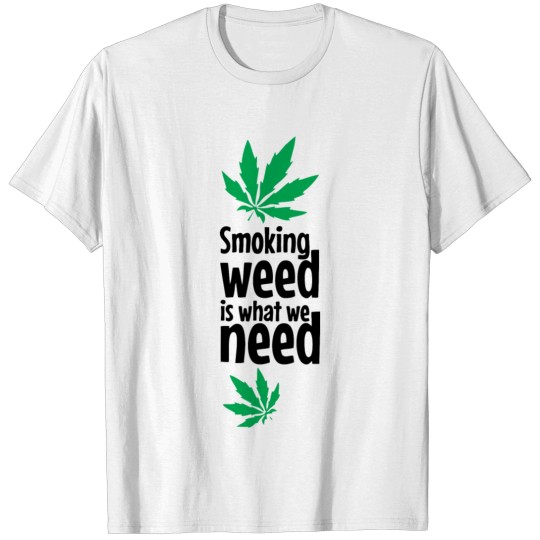 Smoking weedT-shirt