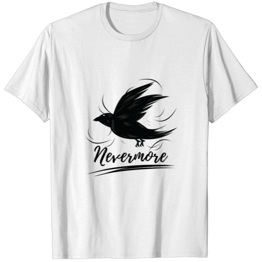 Nevermore Raven Peom Poetry Amazing Cool Nice Dark T-shirt