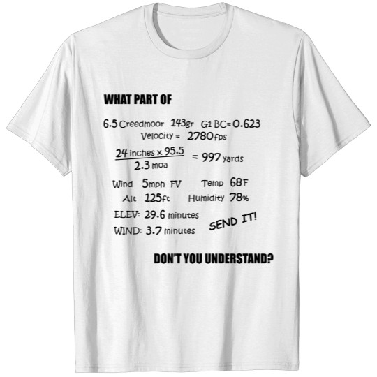 Shooter Mathematics T-shirt