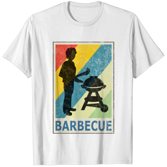 Retro Vintage Style BBQ Barbecue Summer T-shirt