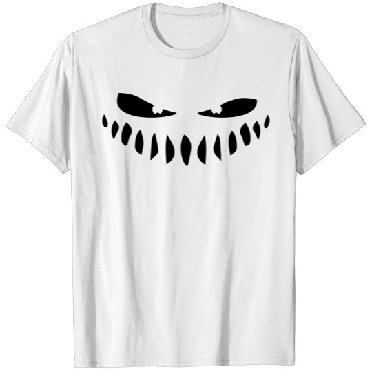 angry monster eyes mouth dangerous cartoon cartoon T-shirt