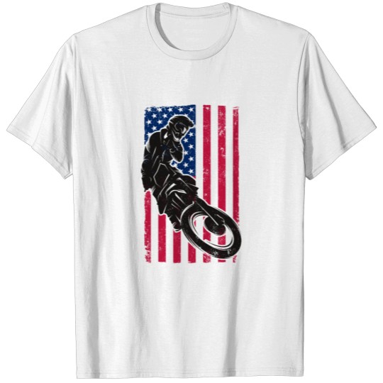 USA Motor Sport Motocross Dirt Bike T-shirt