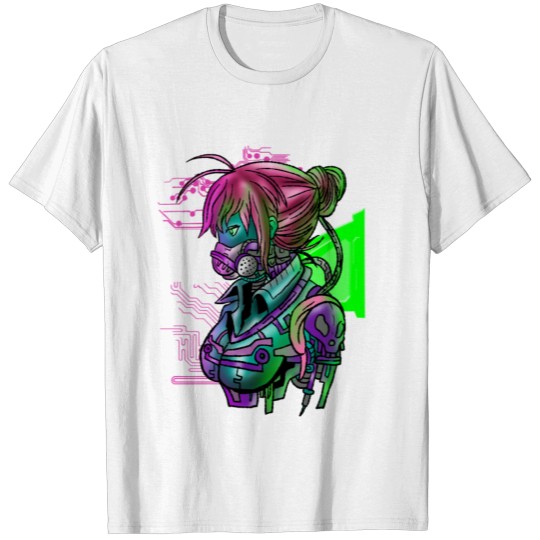 Cyborg Girl Robot Robotics Android Cybernetic Gift T-shirt