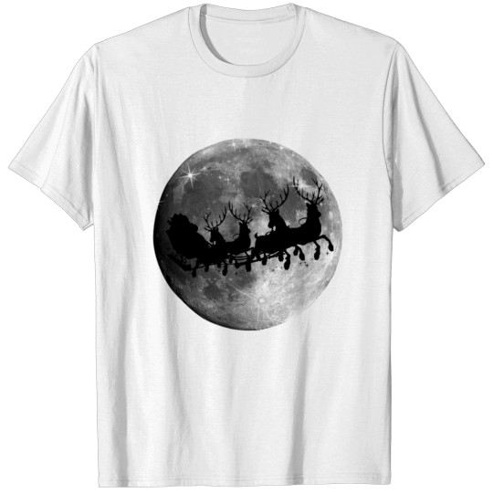 Moon Santa Claus T-shirt
