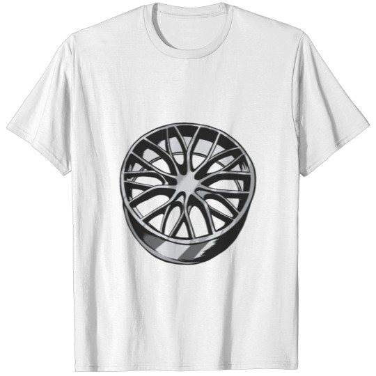 Rim Wheel Rims Wheel Council Expensive Car Gift T-shirt
