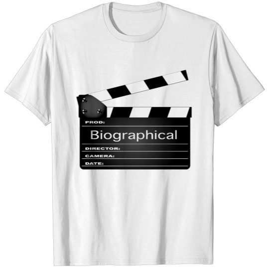 Biographical Movie Clapperboard T-shirt