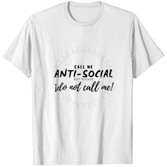 anti-social T-shirt