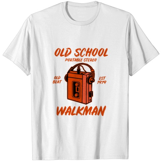 Vintage Walkman Old Beat Gift for a Old School T-shirt