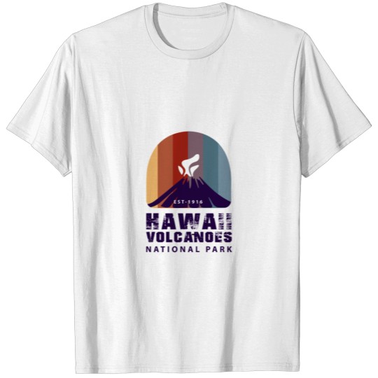 Retro Hawaii Volcanoes National Park T-shirt