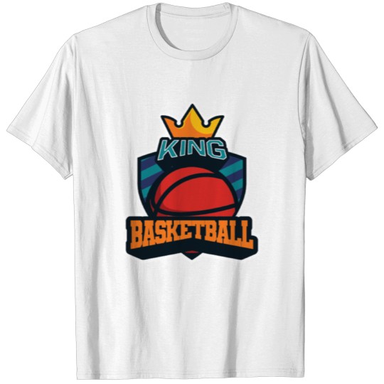 BASKETBALL King Sport sticker T-shirt