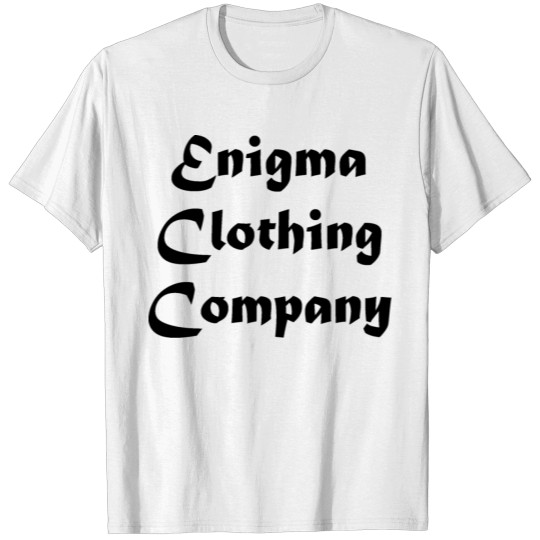 Enigma Clothing Company Black And White T-shirt