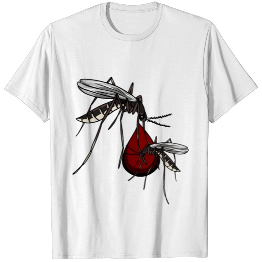Bloody Insect mosquito Drop of blood pest T-shirt