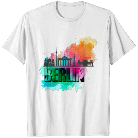 Berlin Germany Deutschland Skyline City T-shirt