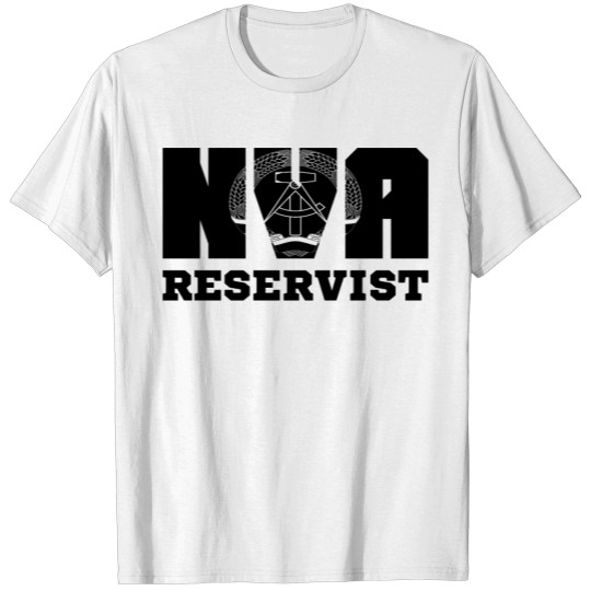 NVA reservist GDR East Germany present Ossi T-shirt