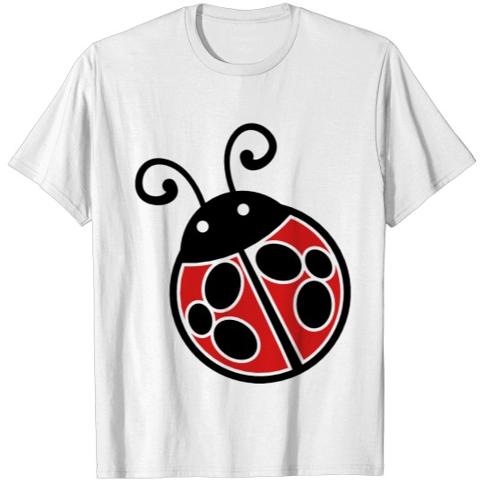 lady bug black and white cute! T-shirt
