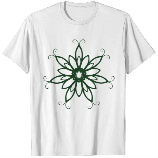 Silhouette Flourish Design 3 T-shirt