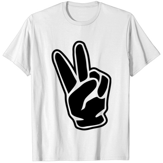 hand_peace_symbol_1 T-shirt