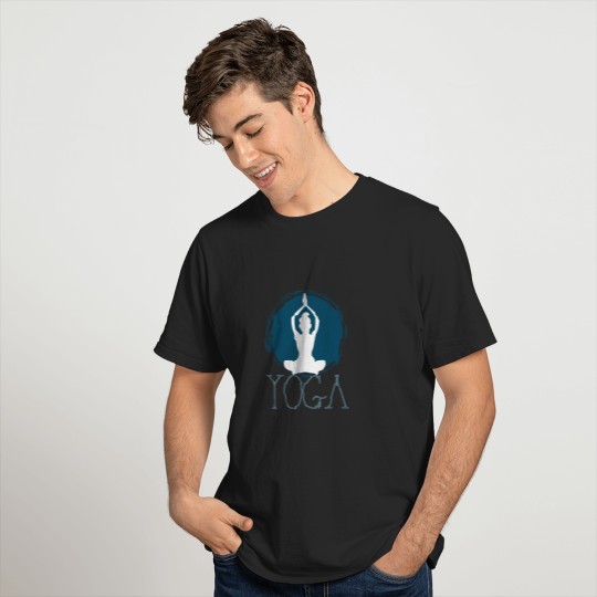 Yoga illustration T-shirt
