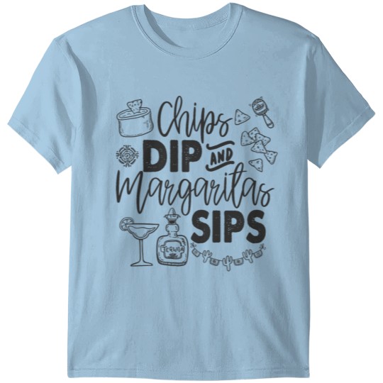 Cinco De Mayo Funny print Mexico Chip Dip T-shirt