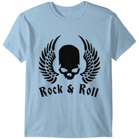rock_wing_skull_1c T-shirt