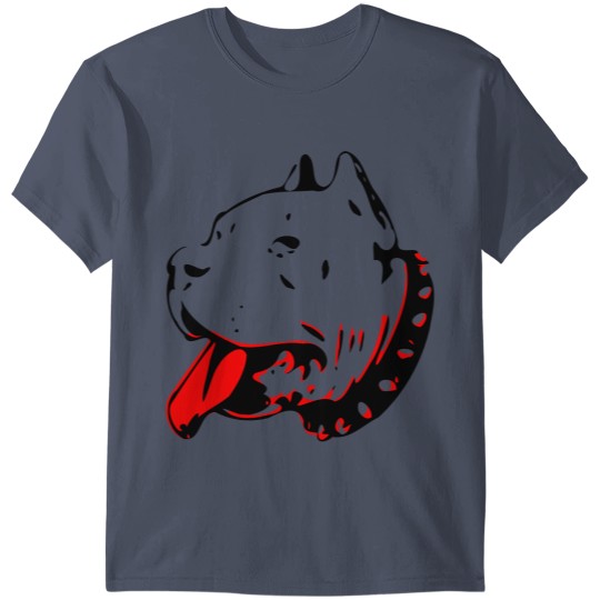 ټ♥Fierce Pit Bull Terrier Panting Gasping♥ټ T-shirt