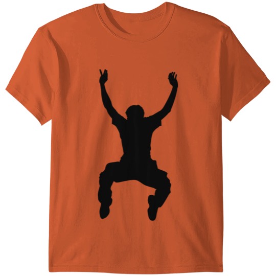 high jump jumping hochsprung springen ballerina3 T-shirt