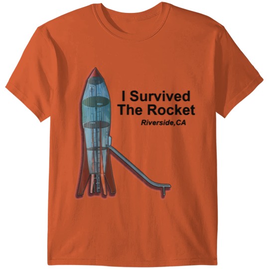 I survived the Rocket - Riverside CA Premium Scoop T-shirt