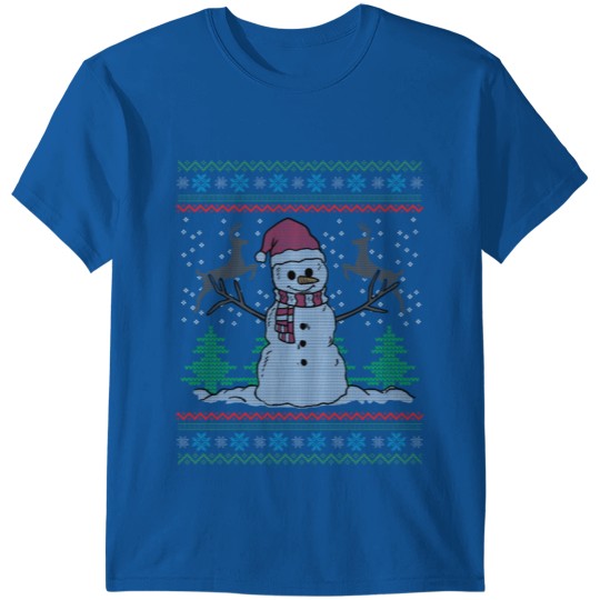 (Gift) Ugly Sweater Snowman T-shirt