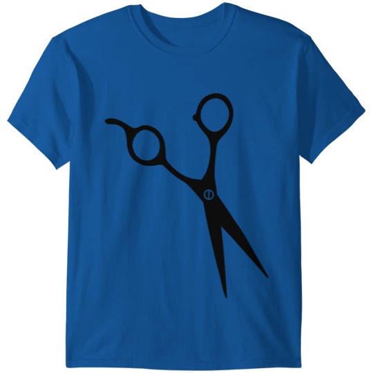 Scissor design for hair salon. T-shirt