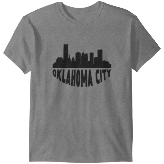 Oklahoma City OK Cityscape Skyline T-shirt