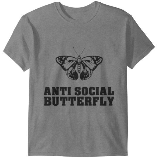 Anti social butterfly T-shirt