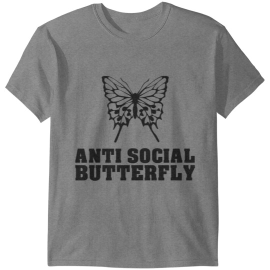 Anti social butterfly T-shirt