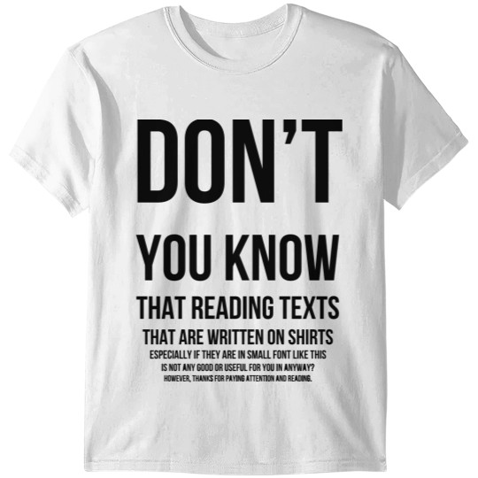 The More You Know T-shirt
