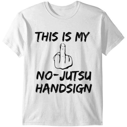 Jutsu Anime Manga Ninja Handsign T-shirt