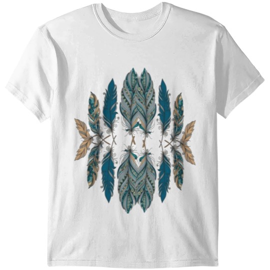 Forest Birds Feathers T-shirt