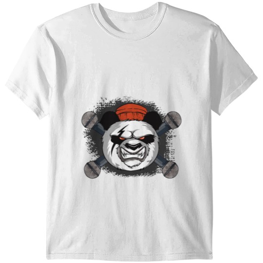 Animals Angry HipHop Panda T-shirt