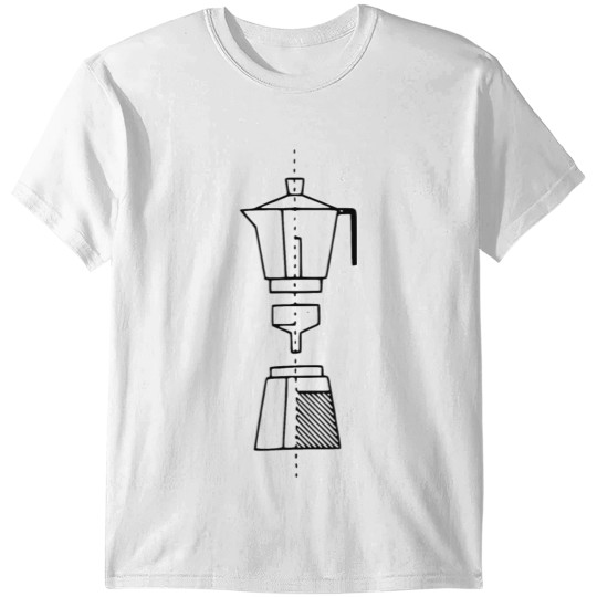 Espresso Fan Barista Illustration Coffee Lover T-shirt