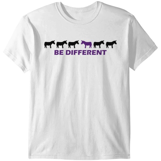 be different donkey T-shirt