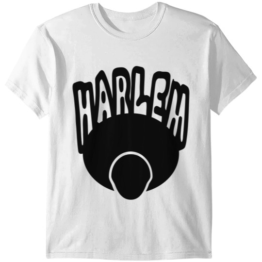 Harlem, Afro, Face--1 Color T-shirt