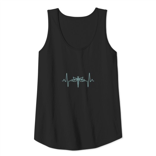 Dragonfly heartbeat Tank Top