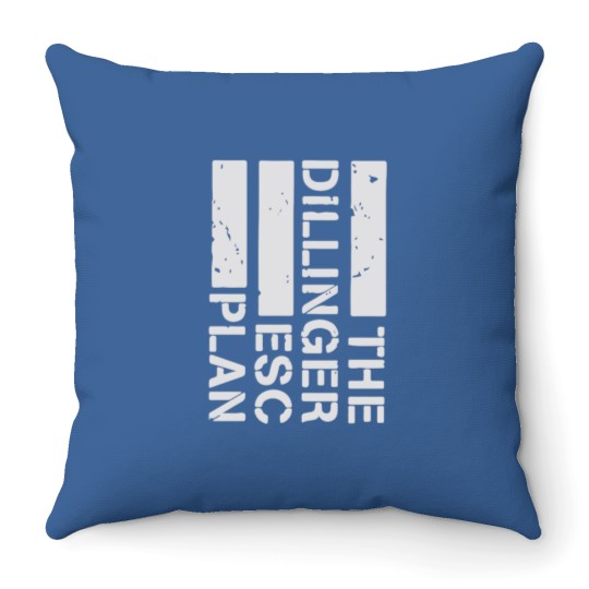 The Dillinger Escape Plan Logo Throw Pillows