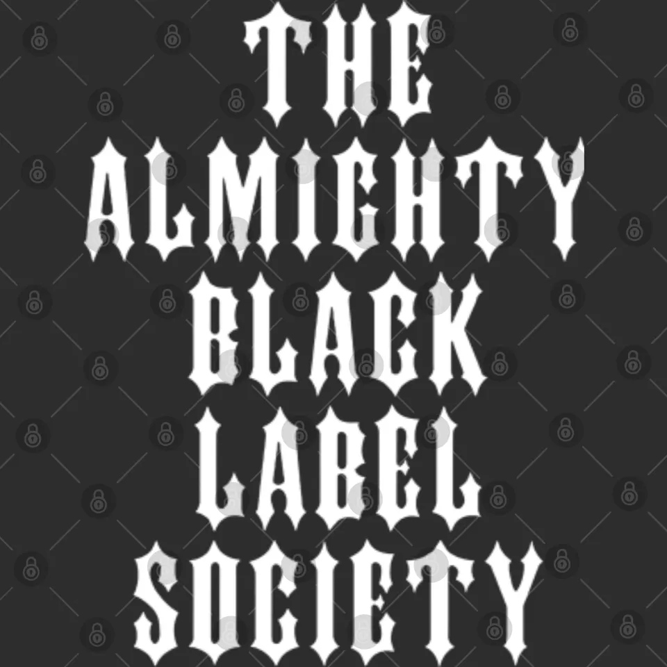 Black Label Society The Almighty Black Tee T-Shirt