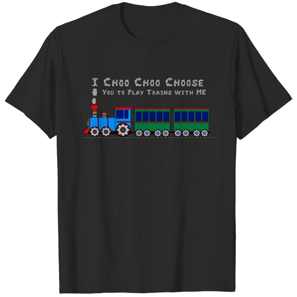 Choo Choo Toy Train Design for Kids Shirts T-shirt